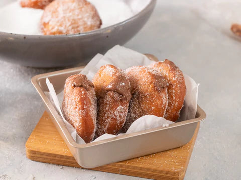 Nutella Bomboloni | Stuffed Doughnut | Eggless Doughnut Recipe