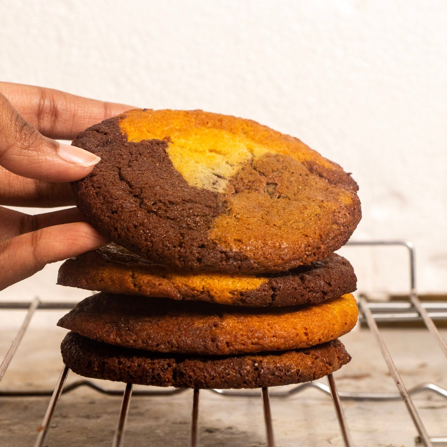 Tri-Chocolate Ombre Cookie - Dohful